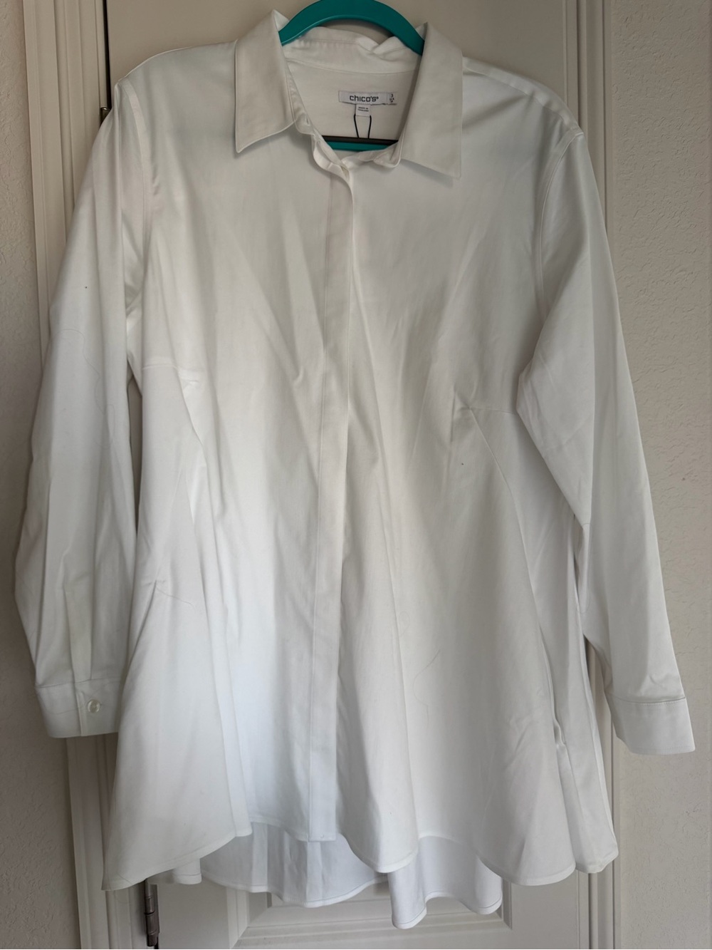Chico's Women's Pocket Button-Front Tunic Size 3 (XL)